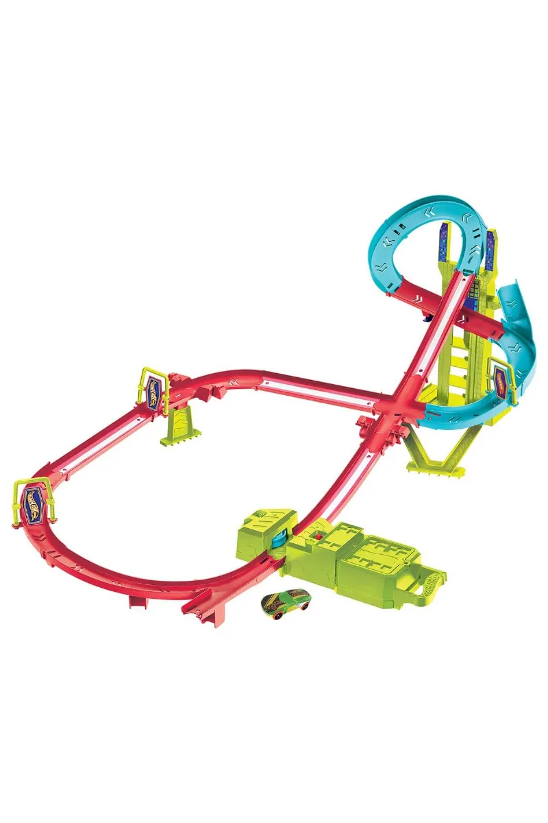 Hot Wheels Neon Yarışlar Çoklu Yarış Heyecan Pist Seti HPC07