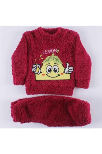 Kız Bebek Mor Lemon Welsoft 2'li Peluş Takım