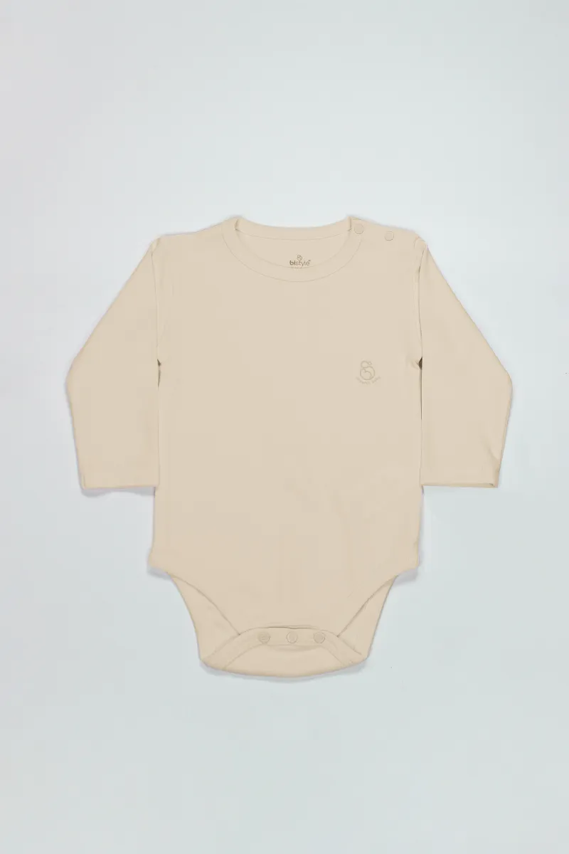 Bistyle Natural Basic Style Uzun Kol Body 17104 Bej