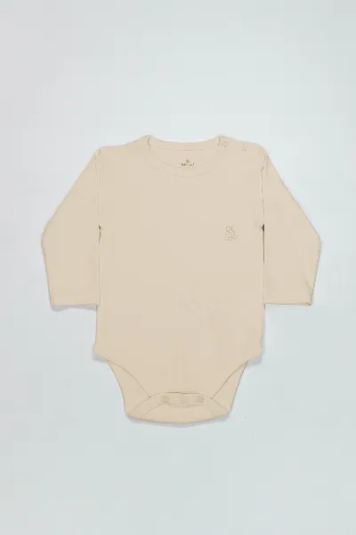 Bistyle Natural Basic Style Uzun Kol Body 17104 Bej