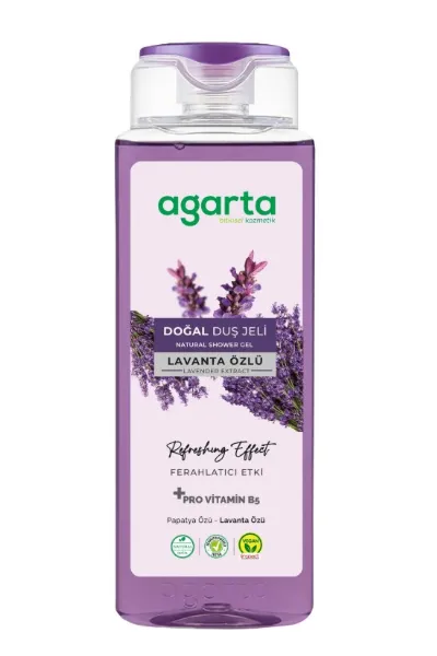 Agarta Doğal Duş Jeli 400 ml Lavanta