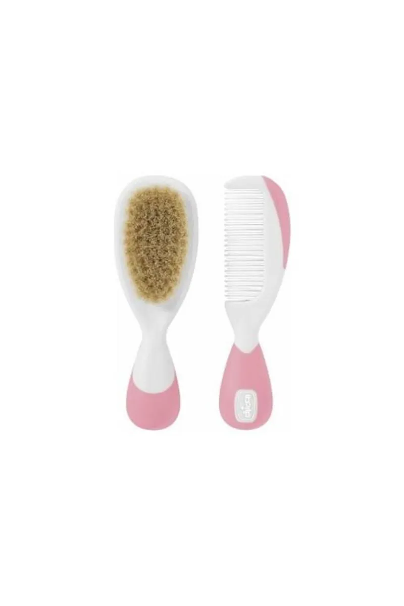Chicco Fırça ve Tarak Seti 0 Ay+ Pembe