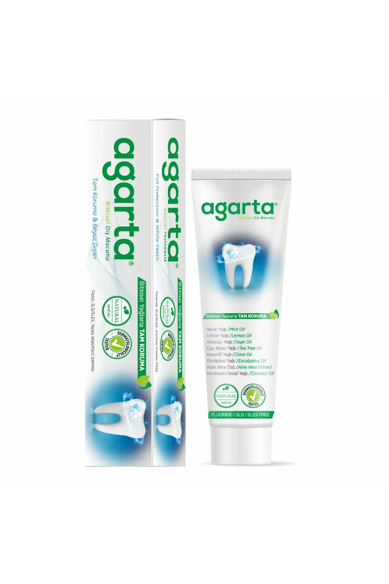 Agarta Doğal Diş Macunu 100 ml Bitki Özlü