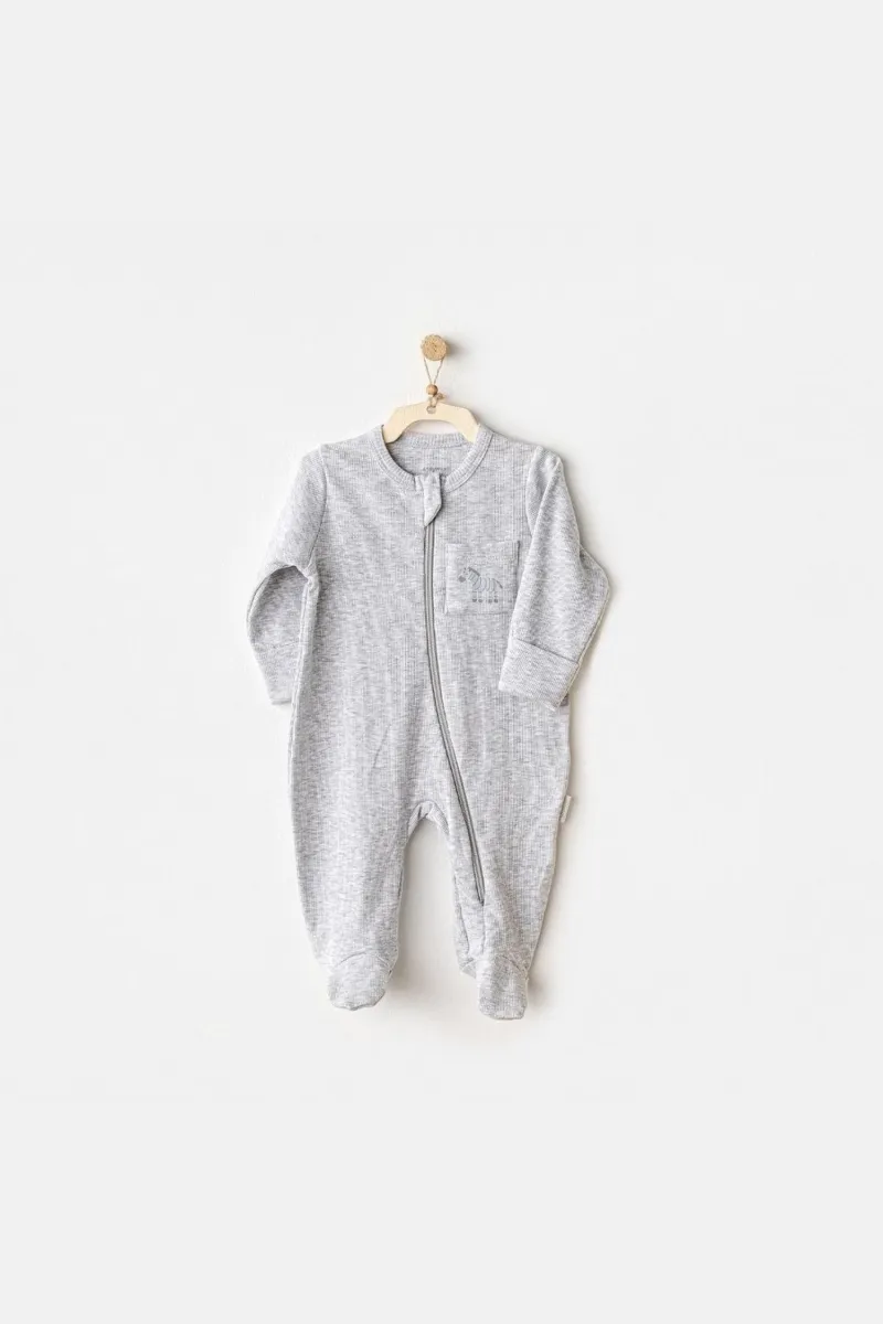 Andywawa AC25811 Romper Little King Bebek Tulum Grey
