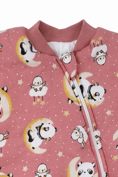 Kız Çocuk Pembe Panda Desenli Uyku Tulumu 2.5 TOG