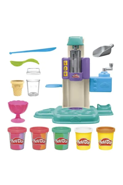 Play Doh Gökkuşağı Dondurma Fabrikası Oyun Seti 4754
