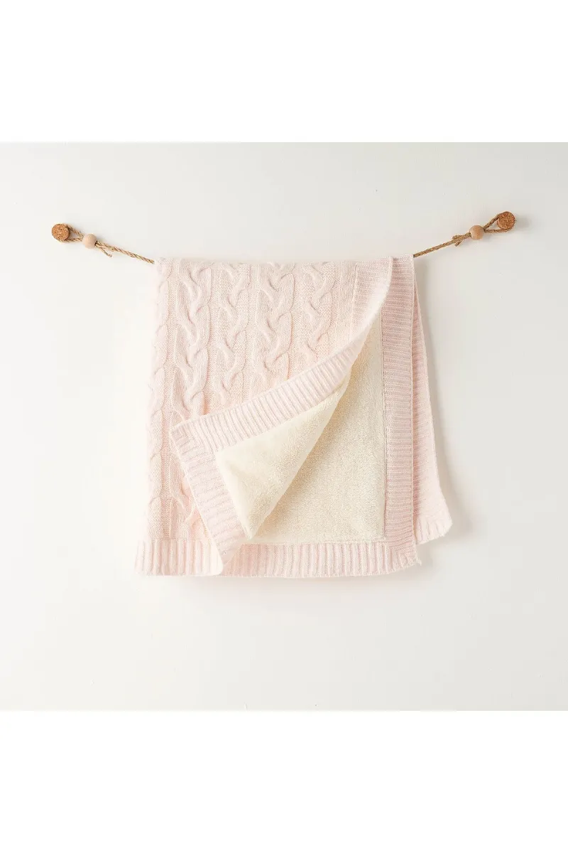 Andywawa Bebek Tri̇ko Battani̇ye  85x100 Ac26340 Pink Melange