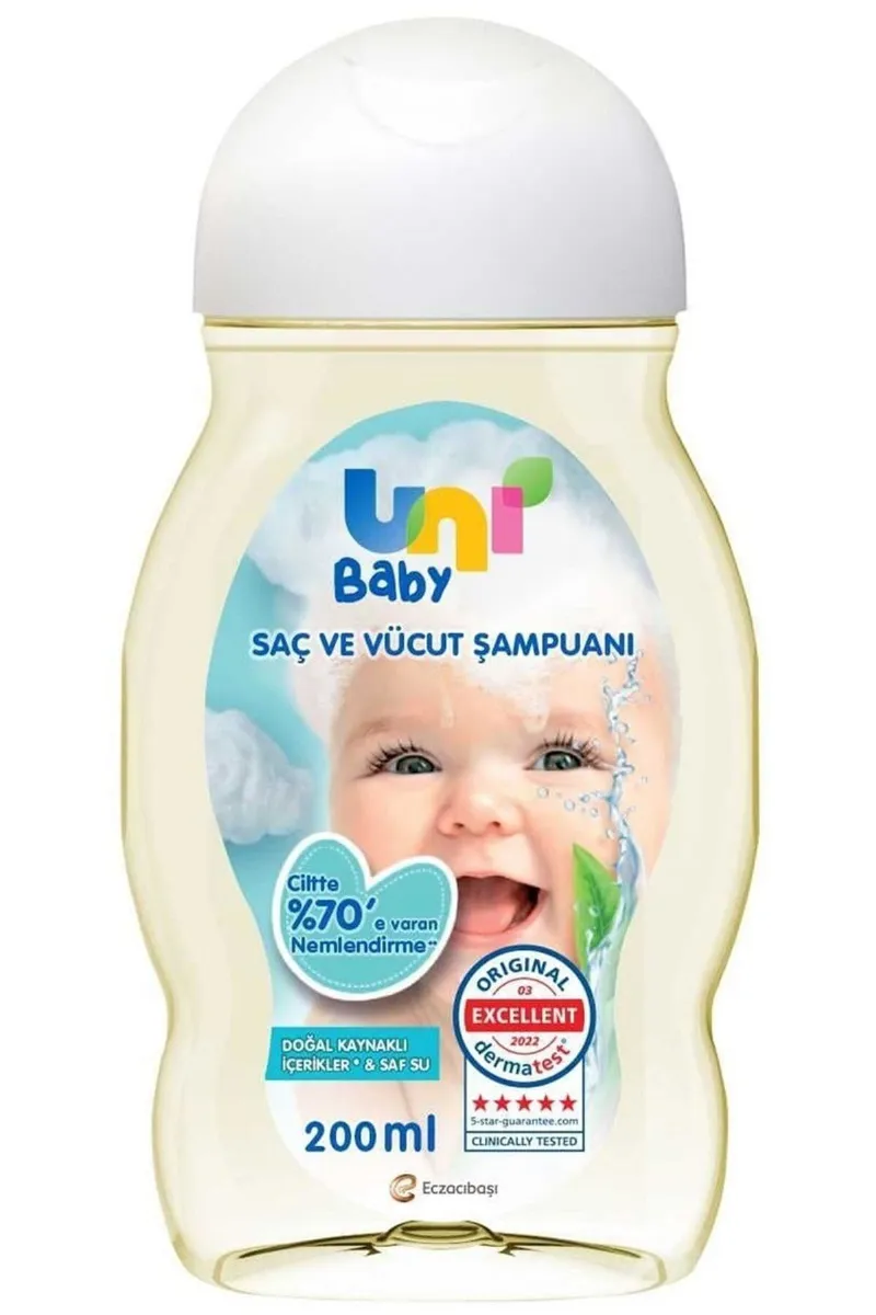 Uni Baby Saç ve Vücut Şampuanı 200ml