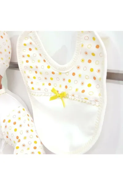 Chery Kalpli Tavşan 5 Parça Bebek Hastane Çıkış Seti - Sarı