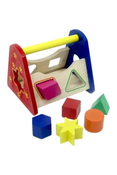 PlayWood Ahşap Eğitici Bul Tak Şekiller-389