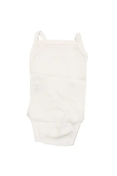 Unisex Ekru İp Askılı Çıtçıtlı Badi Zıbın