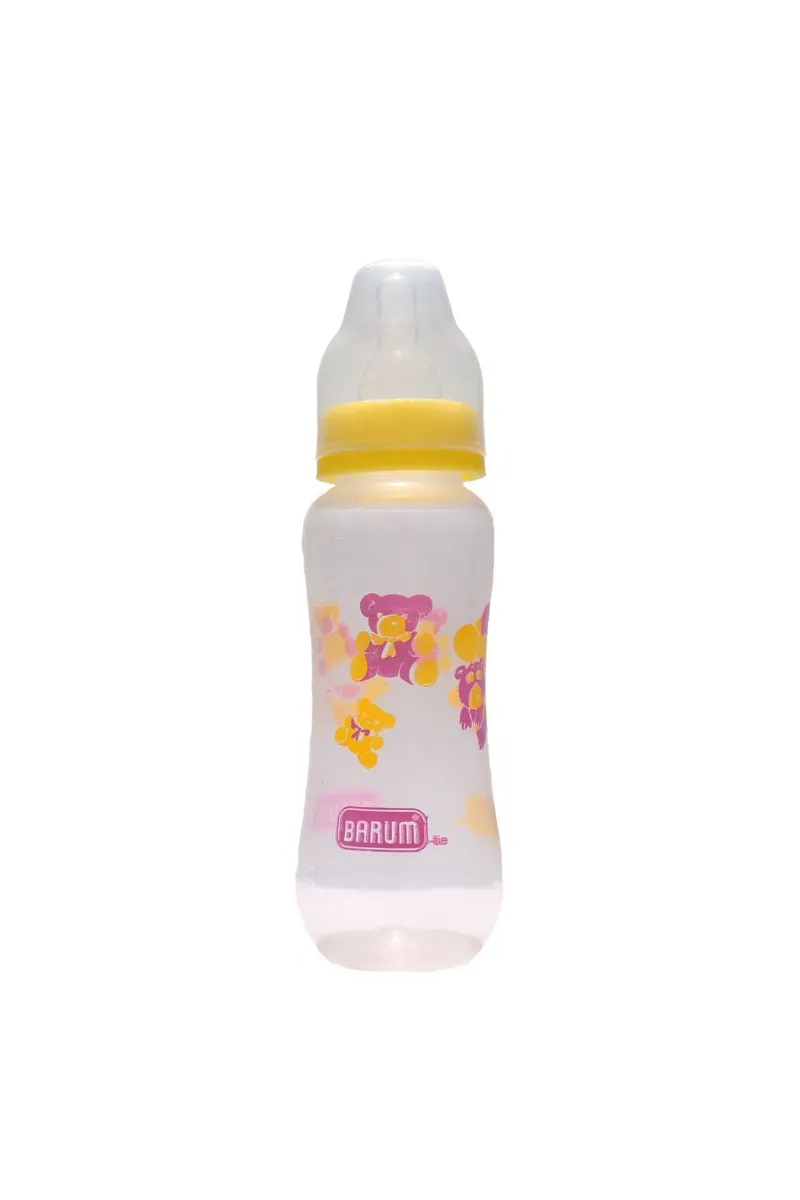 Barum Sarı Ayıcıklı Desenli Biberon 250 ml