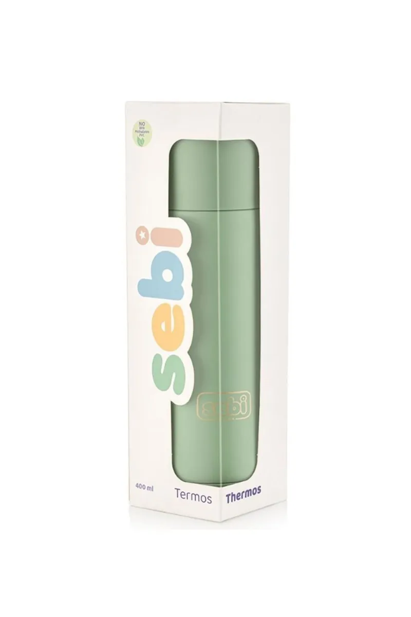 Sebi Bebe Prime Çelik Termos 400 ml Yeşil
