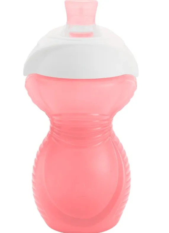 Munchkin Click Lock Isırmaya Dayanıklı Emzikli Bardak 9 Ay+ 296 ml 90063 DLST Pembe