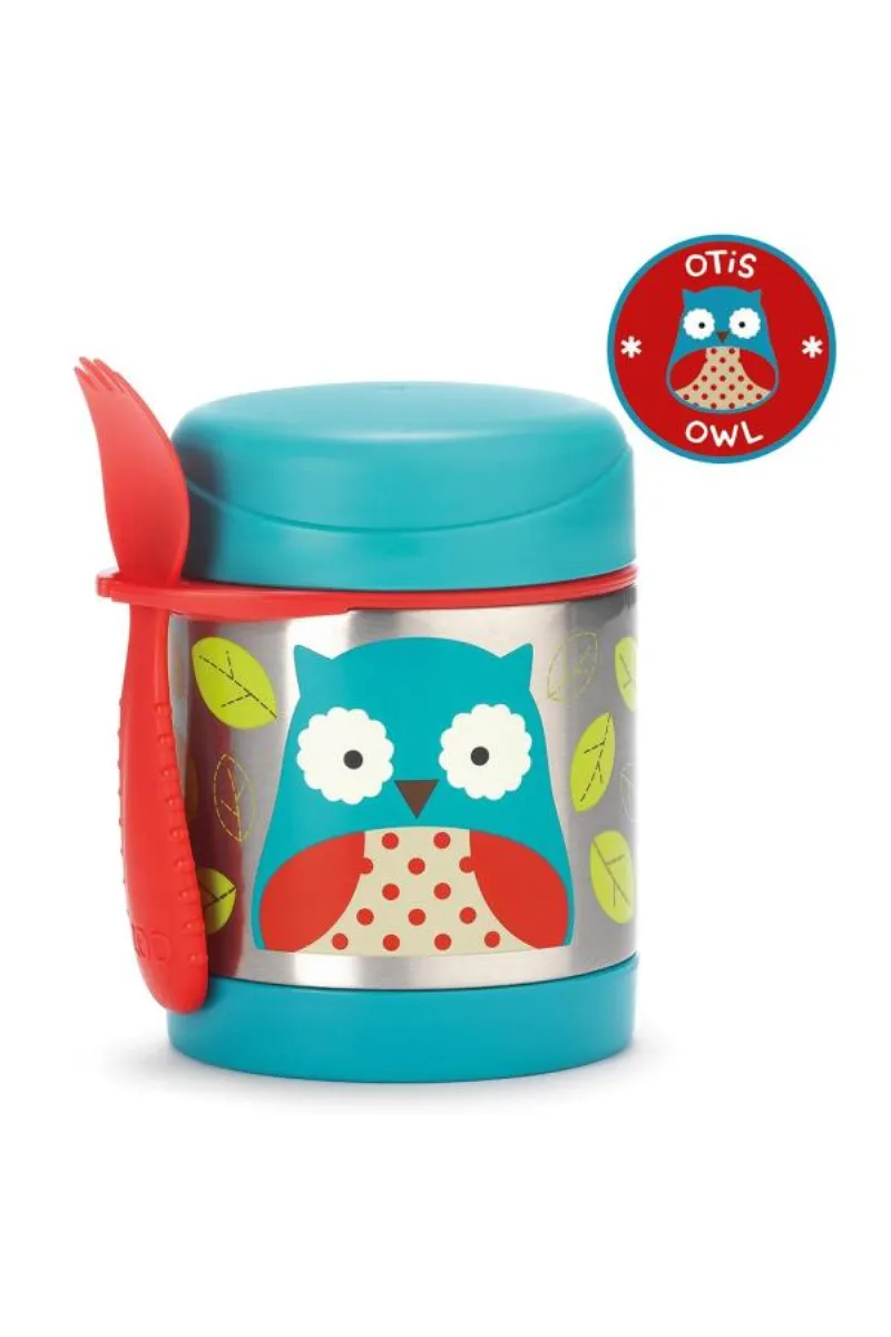 Skip Hop Zoo Paslanmaz Çelik Termos 325 ml Baykuş