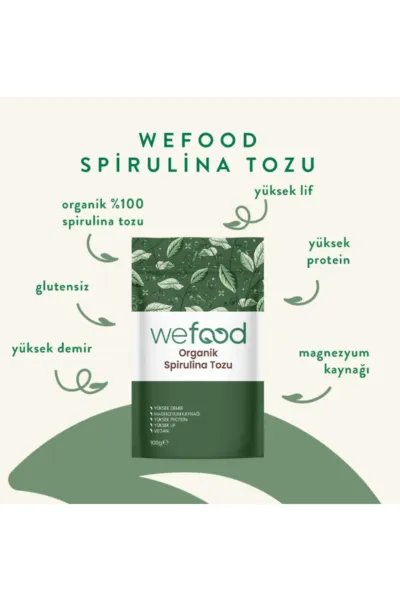 Wefood Spirulina Tozu 100 Gr