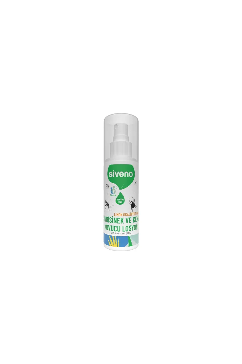 Siveno %100 Doğal Sivrisinek ve Kene Kovucu Sprey Krem 100 ml