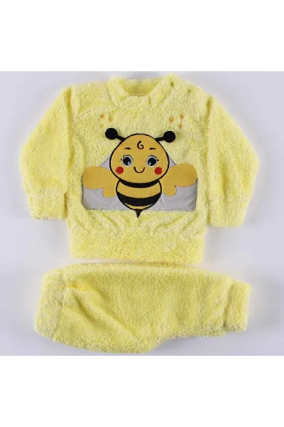 Sarı Arılı Welsoft 2'li Peluş Takım