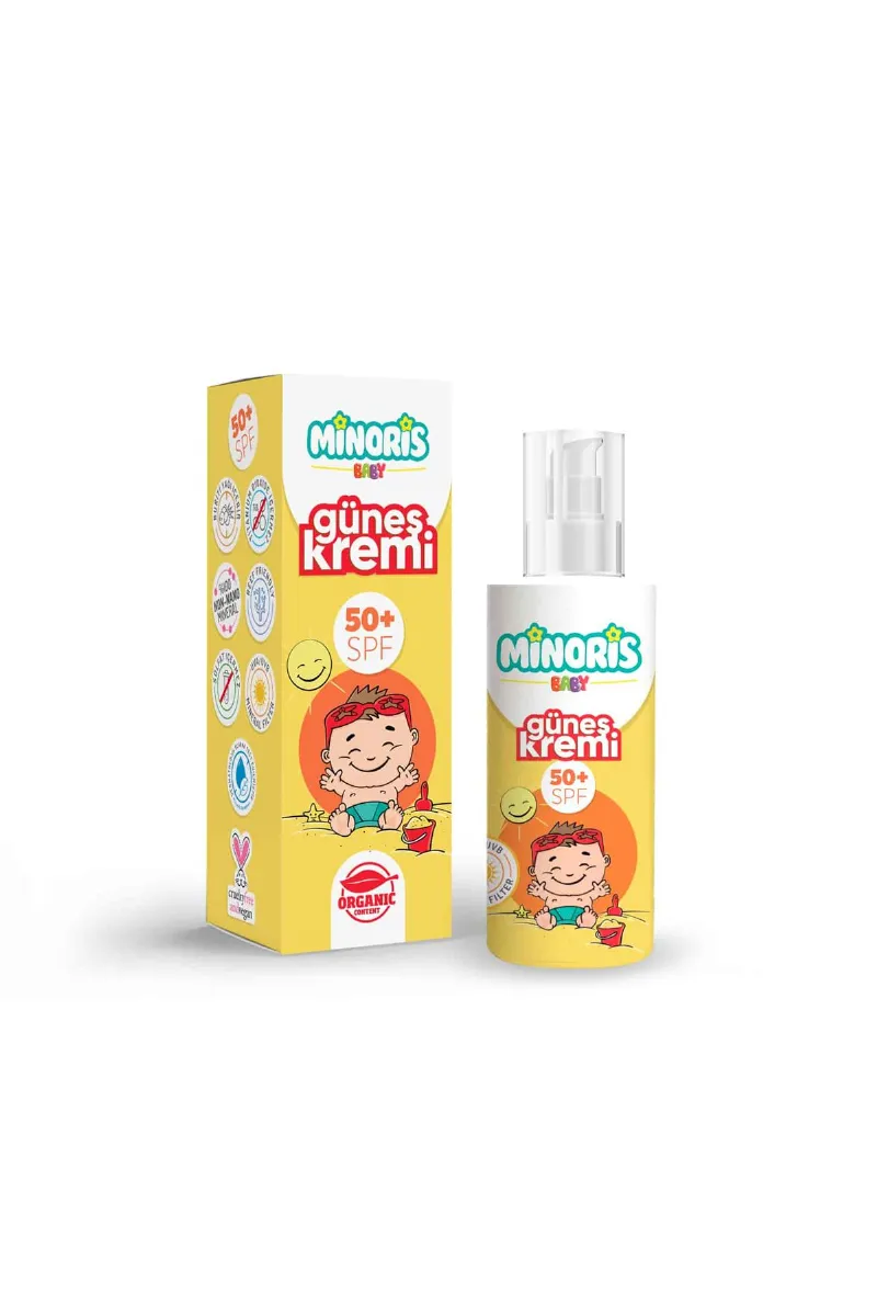 Minoris Baby Organik Güneş Kremi 50 Spf 150 ml