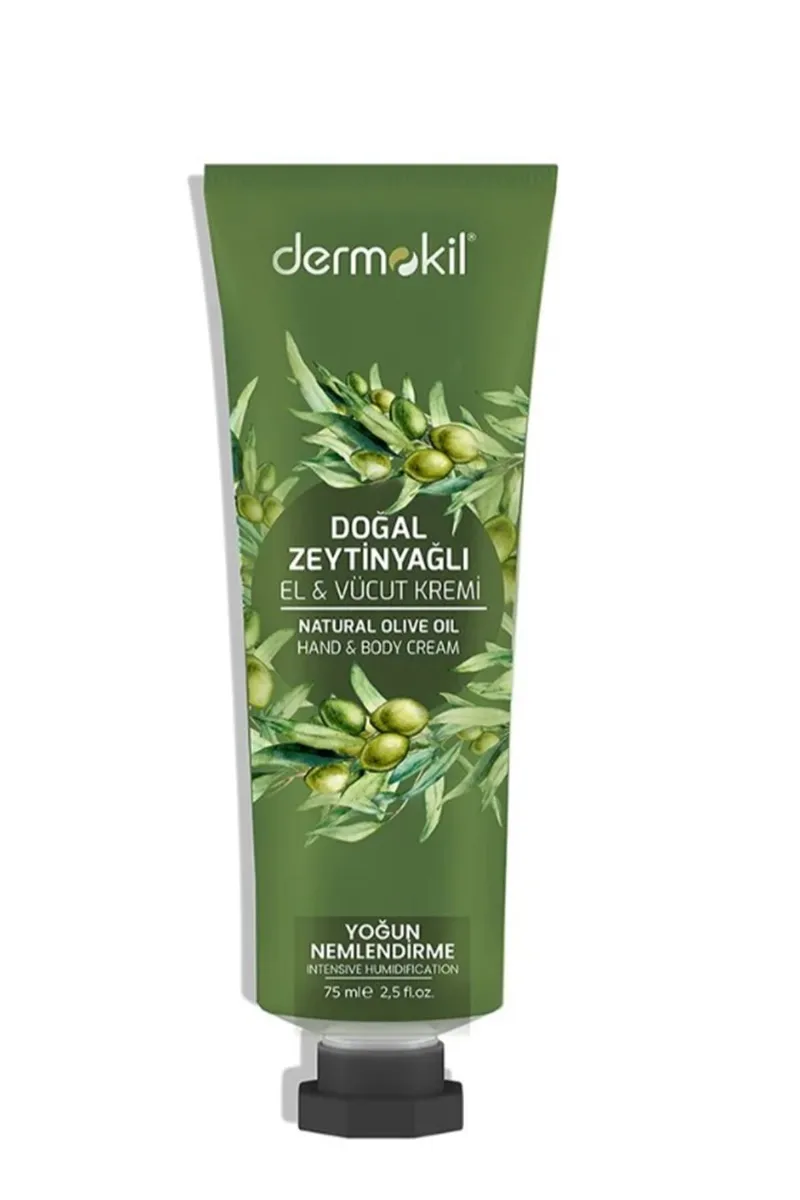 Dermokil Doğal El ve Vücut Kremi 75 ml Zeytinyağlı