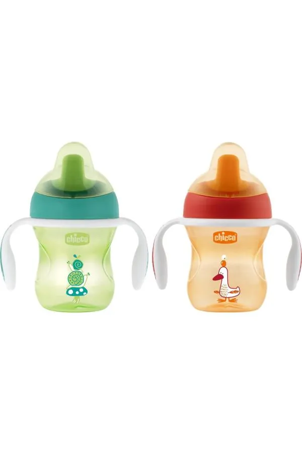 Chicco Yarı Yumuşak Uçlu Alıştırma Bardağı 6 Ay+ Unisex
