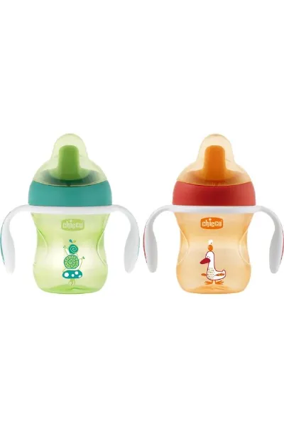 Chicco Yarı Yumuşak Uçlu Alıştırma Bardağı 6 Ay+ Unisex
