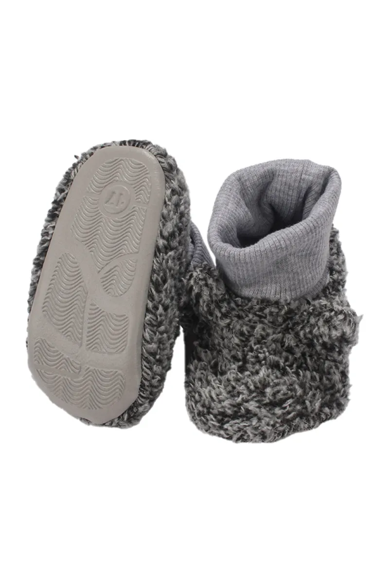 Unisex Gri Kulaklı Welsoft Panduf