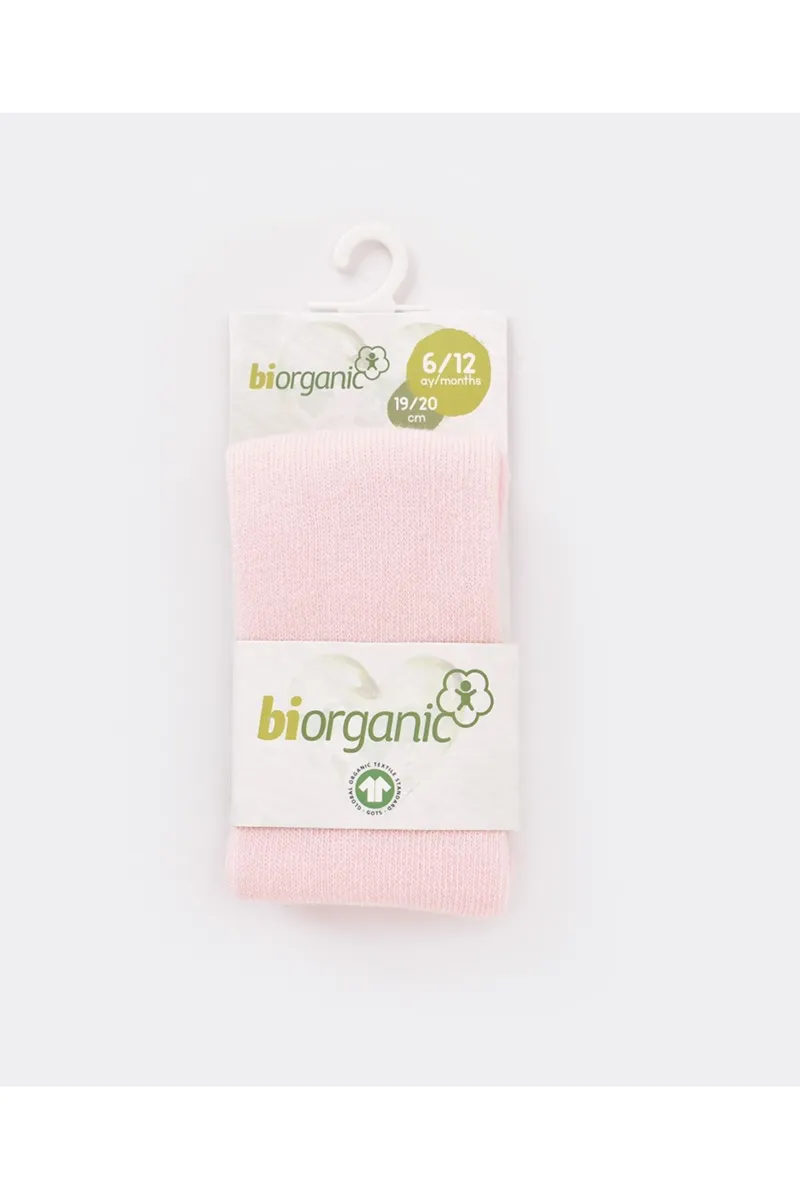 Bibaby Biorganic Basic Külotlu Çorap 68235 Pembe