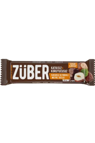 Züber Meyve Barı 40 Gr Fındık ve Kakaolu