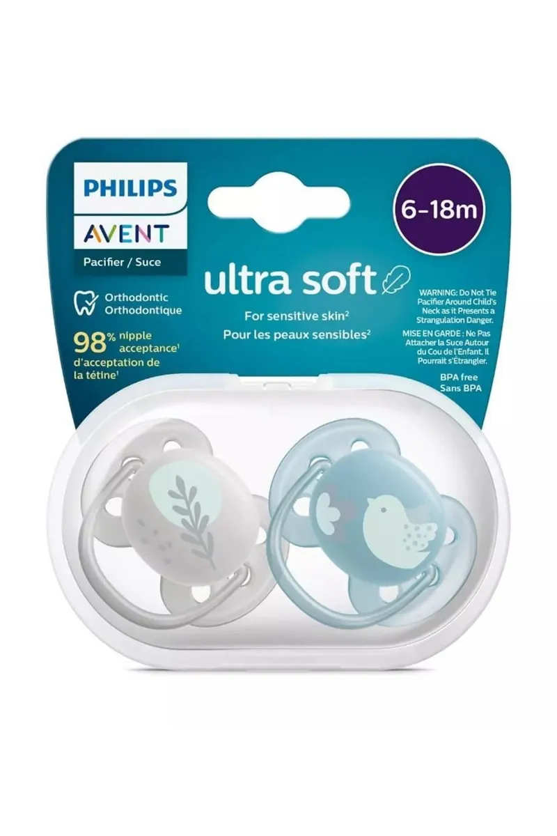 Philips Avent Ultra Yumuşak Emzik 6-18 Ay Erkek