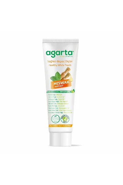 Agarta Doğal Diş Macunu 100 ml Misvak Özlü