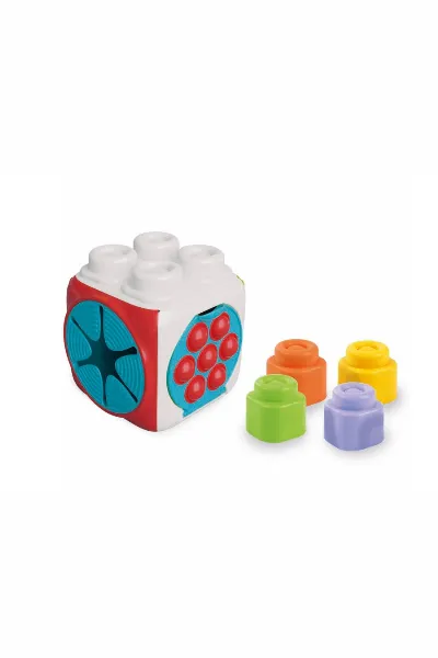 Clementoni Baby Soft Clemmy Yumuşak Blok Duyusal Küp 17902