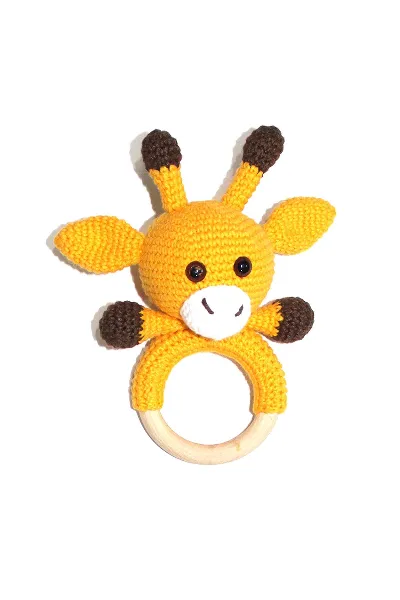Zürafa Amigurumi Çıngırak