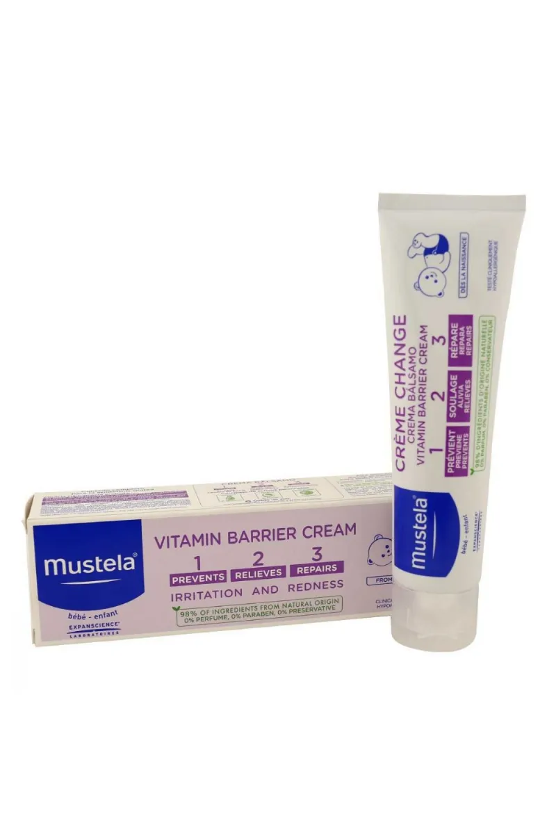 Mustela Baby Vitamin Barrier 1.2.3.Cream Pişik Önleyici Krem 100 ml