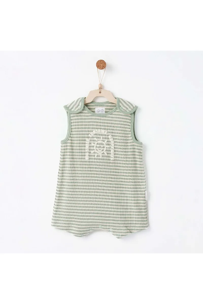 Andywawa AC26670 Bamboo Striped Tulum Green
