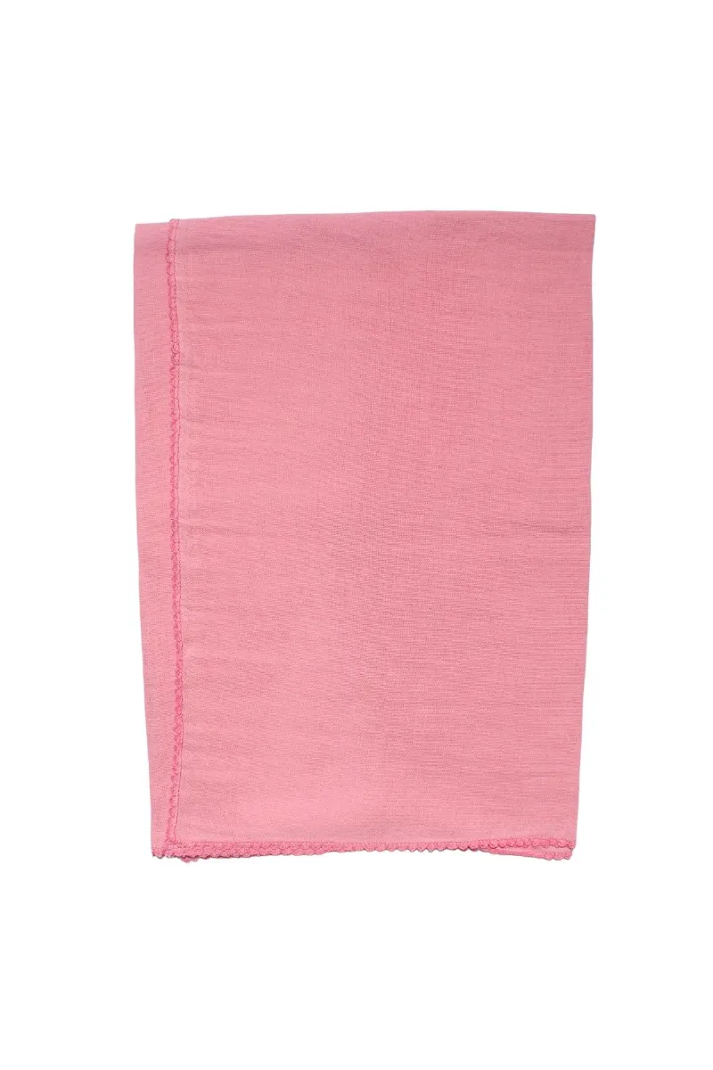 Pembe Çift Kat Müslin Battaniye 80x90 cm