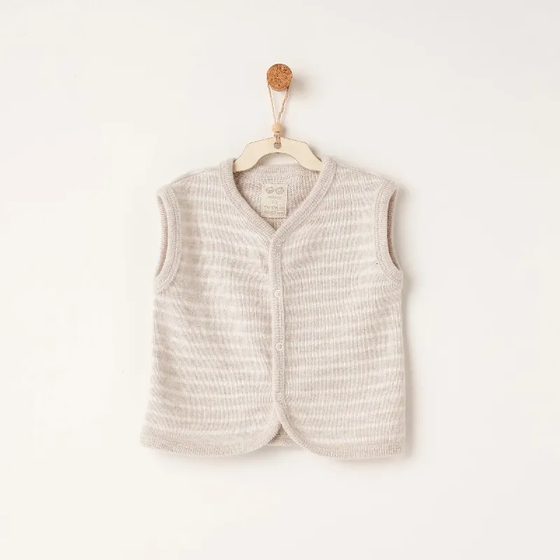 Andywawa Bebek Yelek Casual Ac26221 Beige