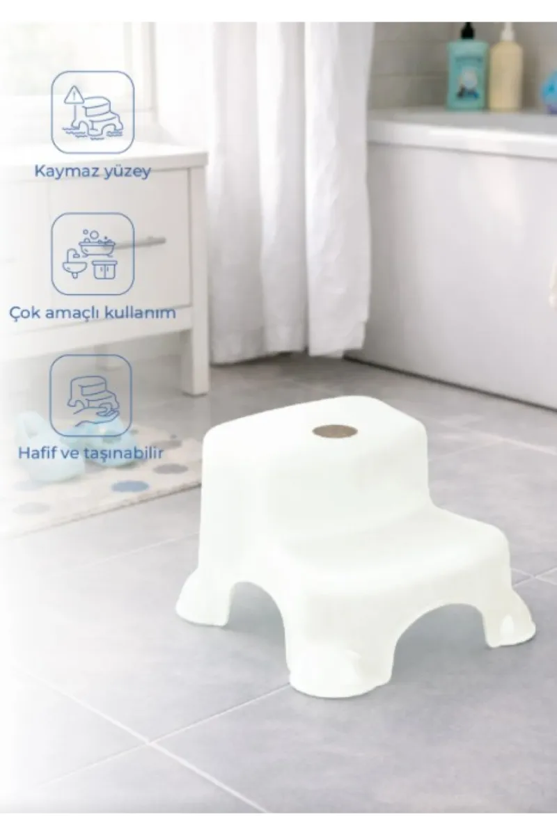 BabyJem Çok Amaçlı Katlı Basamak 516 (Yeni) Kum Beji