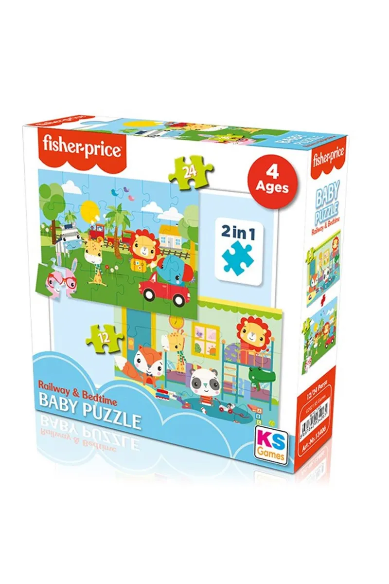 Fisher Price Baby Puzzle Railway & Bedtime 13406