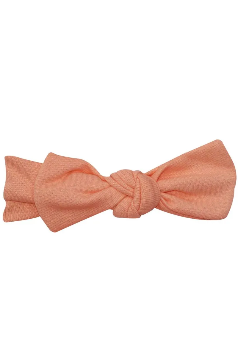 Kız Bebek Bağlamalı Turuncu Bandana