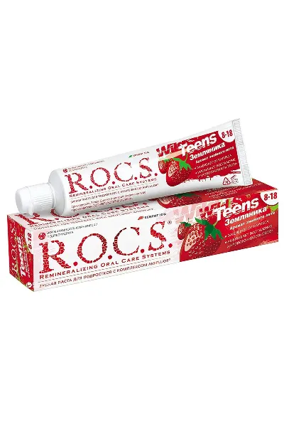 R.O.C.S. Teen Yaban Çileği Diş Macunu 8-18 Yaş 60 ml