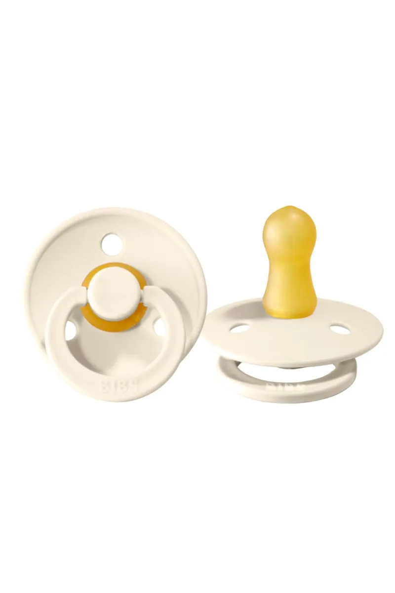 Bibs Colour Kauçuk Emzik 6-18 Ay Ivory