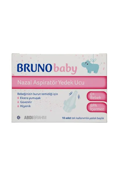 Bruno Baby Nazal Aspiratör Yedek Uç 10'lu