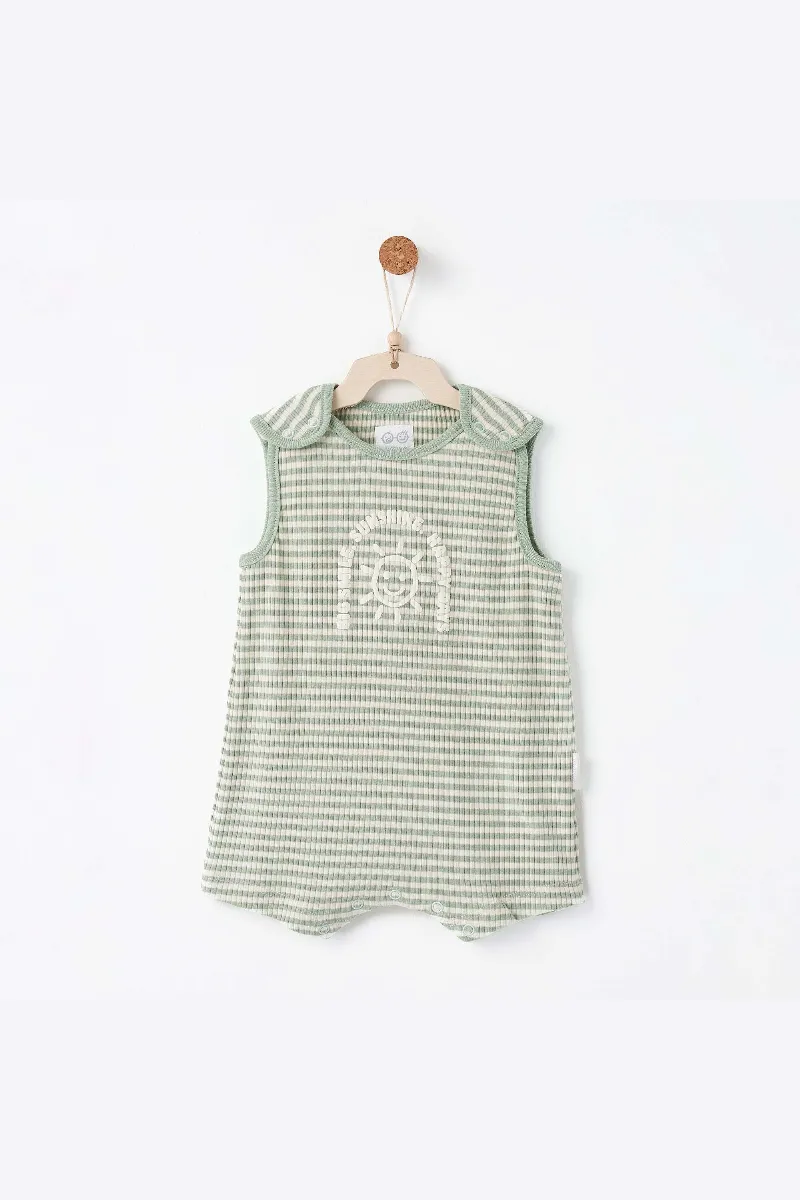 Andywawa AC26670 Bamboo Striped Tulum Green