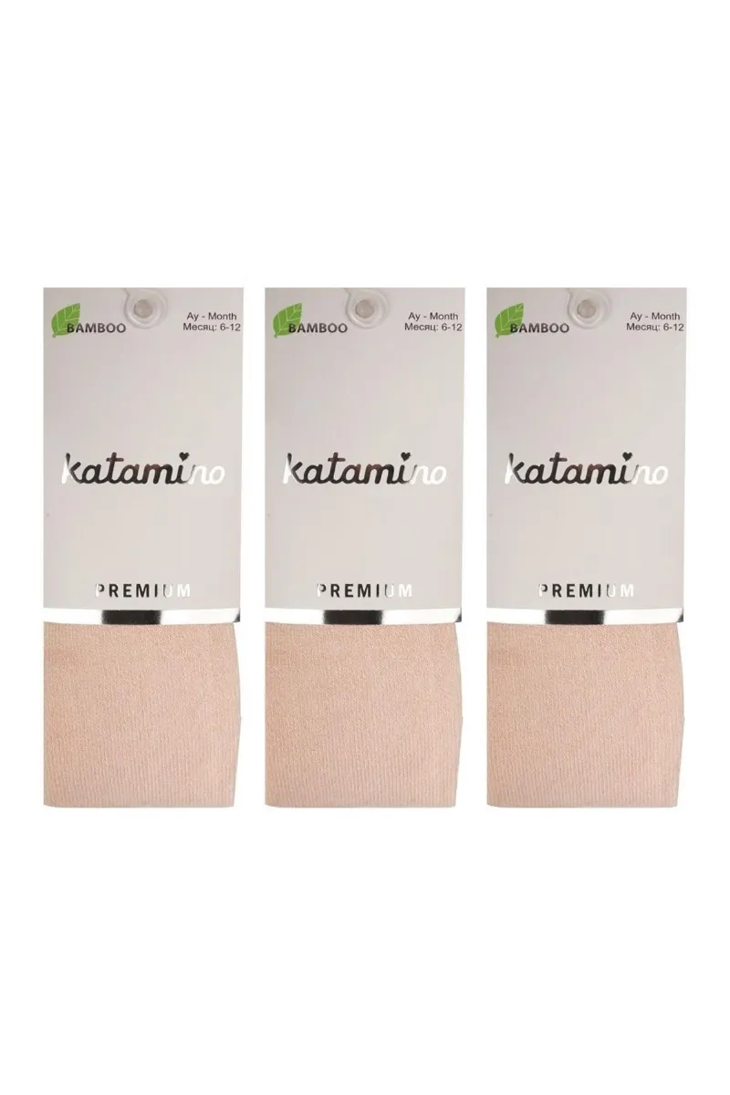 Katamino Liva Bebek Bambu Külotlu Çorap K36000 Pudra