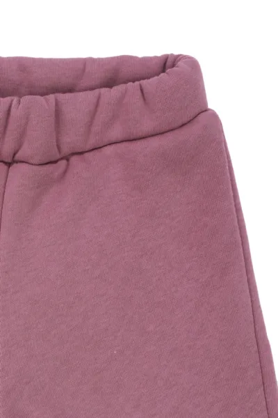 Kız Çocuk Pembe Welsoft Hırkalı Ekru Badili Üçlü Lüks Takım