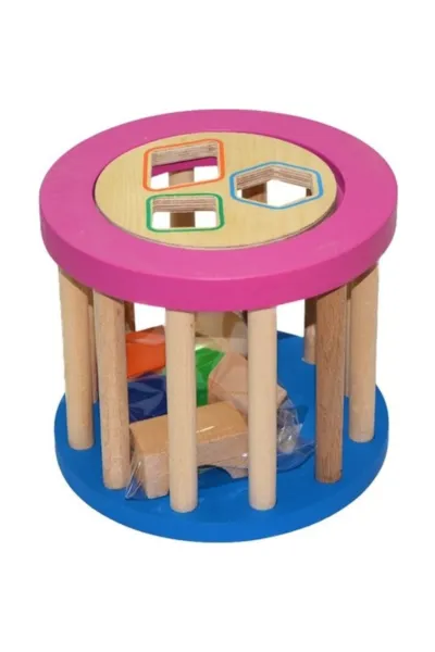 PlayWood Ahşap Eğitici Silindir Bultak 374