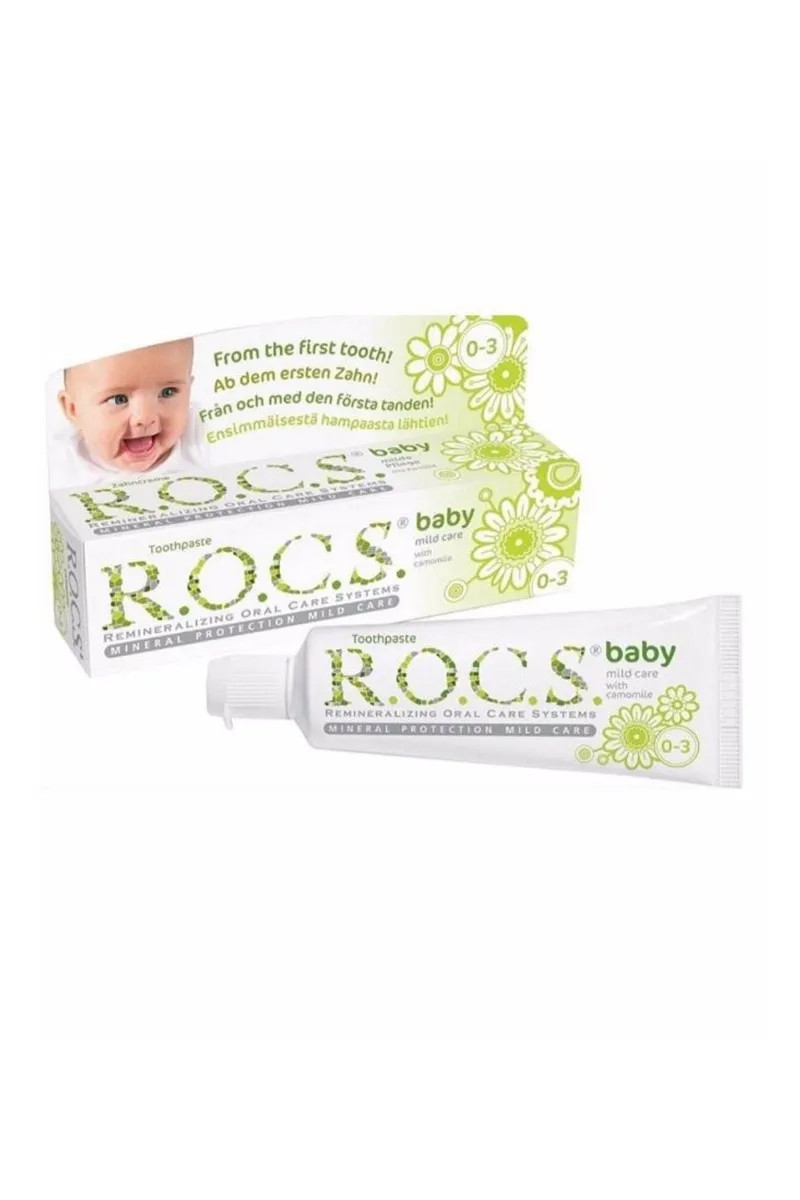 R.O.C.S. Baby Diş Macunu 0-3 Yaş 35 ml Papatya