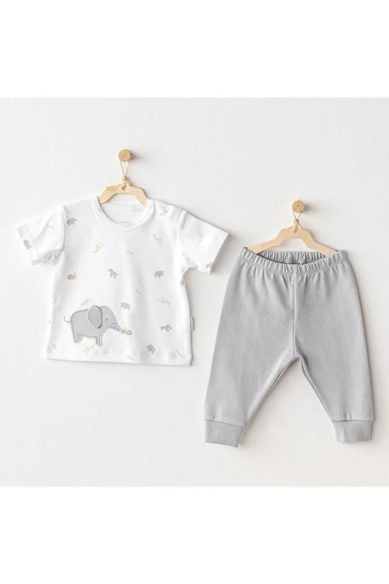 Andywawa AC25809 Little King 2'Li Takım Grey