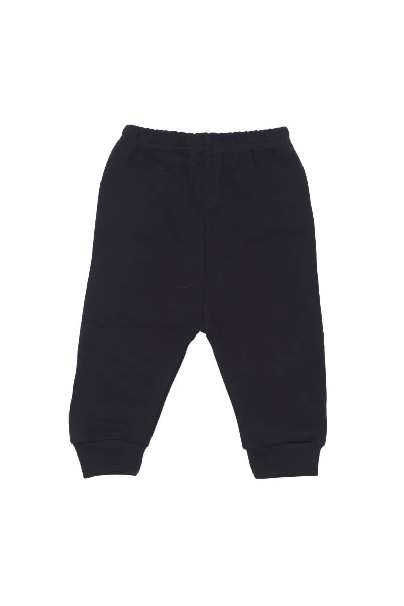Unisex Lacivert Manşetli Tek Alt